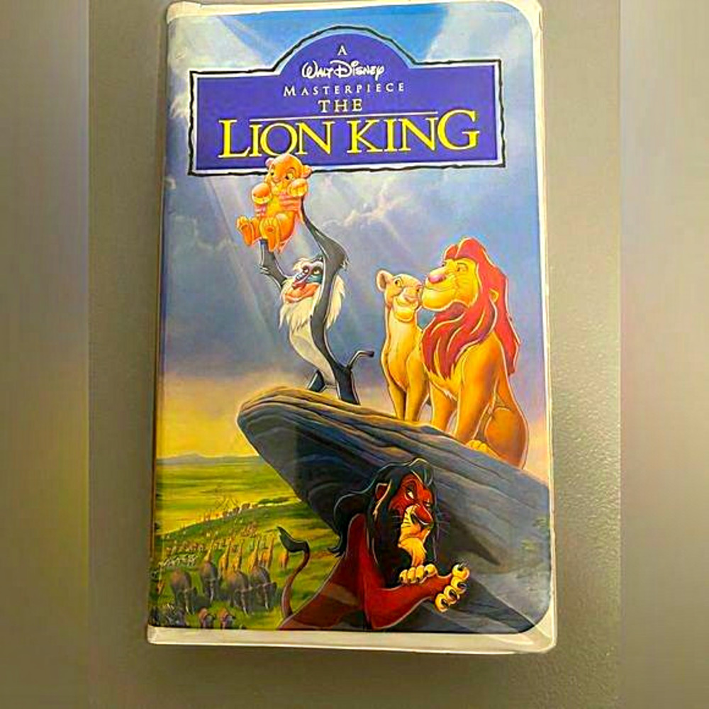 Disney The Lion King VHS 1995 Black Diamond Classic Vintage Disney Movie Tape